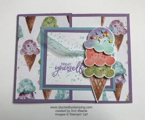 Sweet Ice Cream bundle, created by Ann Maede, www.dazzledbystamping.com