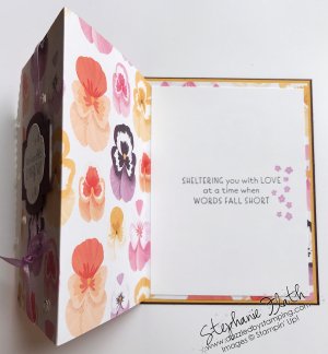 Inspiring Thoughts, Pansy Petals DSP, Stitched So Sweetly Dies, www.dazzledbystamping.com