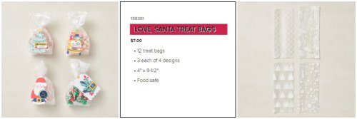 Click to order Love Santa Treat Bags