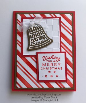 Gingerbread & Peppermint Suite, created by Carol Slack, www.dazzledbystamping.com