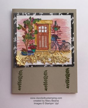 Feels Like Home, created by Mary Bearss, www.dazzledbystamping.com