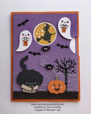 Cute Halloween, Frightfully Cute, Clever Cats, created by Gail Connelly, www.dazzledbystamping.com