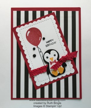 Penguin Place, created by Ruth Bingle, www.dazzledbystamping.com