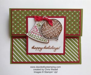 Gingerbread & Peppermint Suite, created by Chris Wedell, www.dazzledbystamping.com