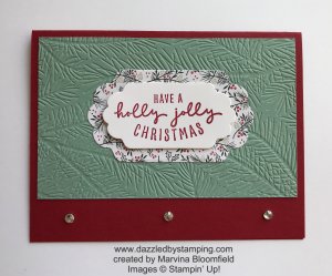 Painted Christmas, created by Marvina Bloomfield, www.dazzledbystamping.com