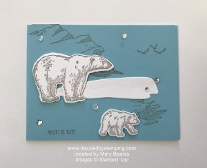 Arctic Bears, created by Mary Bearss, www.dazzledbystamping.com