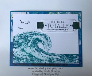 Waves of Inspiration bundle, created by Linda Stearns, www.dazzledbystamping.com