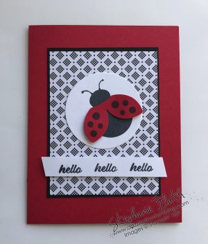 Hello Ladybug bundle, www.dazzledbystamping.com