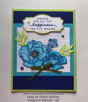 Hues of Happiness Suite, created by Sheryl Spitzley, www.dazzledbystamping.com