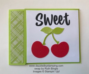 Sweetest Cherries bundle, created by Ruth Bingle, www.dazzledbystamping.com