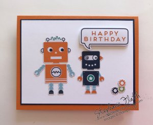 Robot Buddies Card Kit, www.dazzledbystamping.com