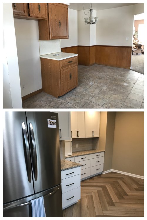 Kitchen remodel.oldvsnew.1