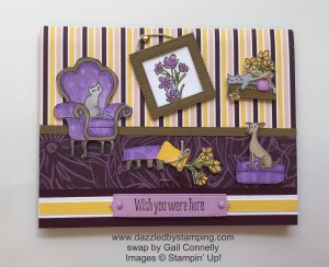 Sit Stay Relax exclusive hostess set, swap created by Gail Connelly, www.dazzledbystamping.com