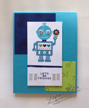 Robot Buddies Card Kit, www.dazzledbystamping.com