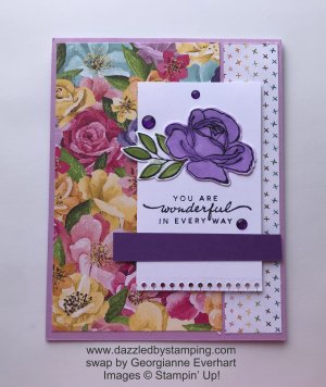 Hues of Happiness, created by Georgianne Everhart, www.dazzledbystamping.com