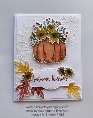 Hello Harvest, created by Georgianne Everhart, www.dazzledbystamping.com