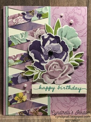 Happiness Abounds bundle, Twisted Ribbon Technique, created by Cyndi Pratt, www.dazzledbystamping.com