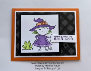 Best Witches, swap by Melissa Faust, www.dazzledbystamping.com