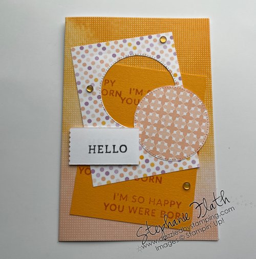 Happy Labels bundle, Enjoy the Journey Cards & Envelopes, Dandy Designs DSP (SAB), www.dazzledbystamping.com