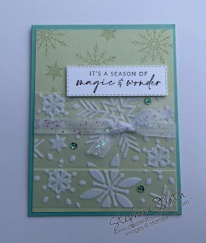 Dazzling Card Club.November2022.Joyful Flurry, www.dazzledbystamping.com