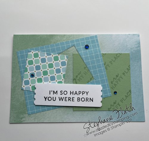 Happy Labels bundle, Enjoy the Journey Cards & Envelopes, Dandy Designs DSP (SAB), www.dazzledbystamping.com