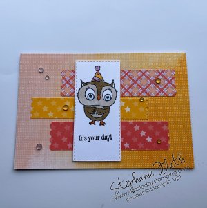 Adorable Owls (SAB), Enjoy the Journey Cards & Envelopes, Dandy Designs DSP (SAB), www.dazzledbystamping.com