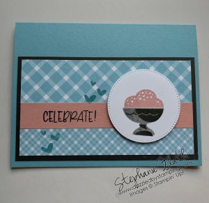 Share a Milkshake (April Dazzling Card Club), www.dazzledbystamping.com