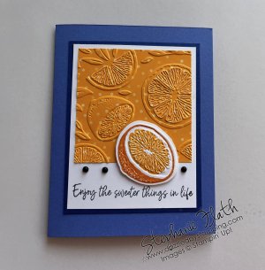 Sweet Citrus bundle (May 2023 Dazzling Card Club), www.dazzledbystamping.com