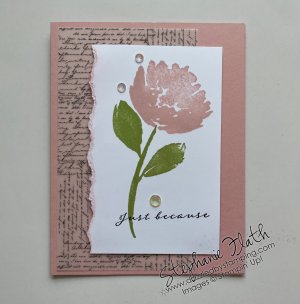 True Beauty, SAS Mother's Day/feminine card, www.dazzledbystamping.com