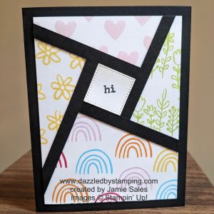 Just My Type, created by VIP Stamper Jamie Sales, www.dazzledbystamping.com