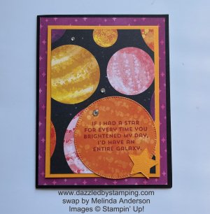 Reach for the Stars, swap from Melinda Anderson, www.dazzledbystamping.com