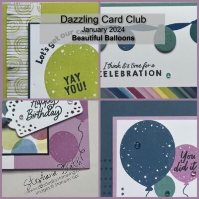 Registration is open for January Dazzling Card Club