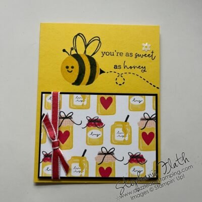 My Bee My Valentine Dazzling Card Club