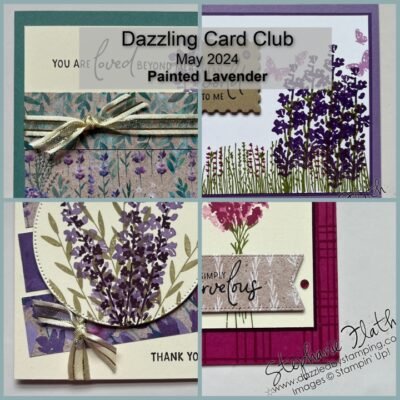 New Dazzling Card Club–Painted Lavender
