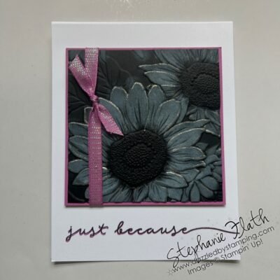 Sunflower 3D Embossing Folder