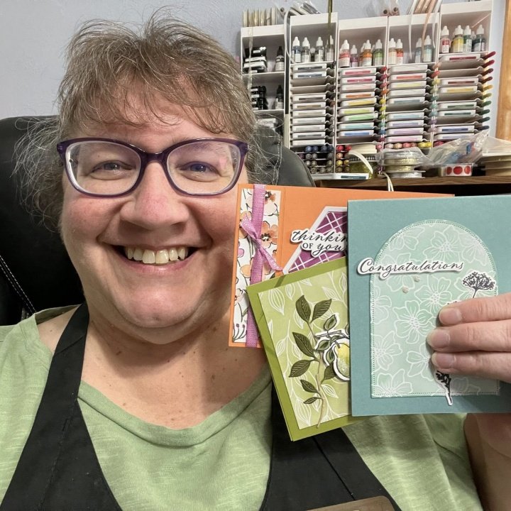 YouTube Live! with Easy Emboss Resist Technique/Hack - Dazzled By Stamping