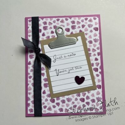 Just a Note Dazzling Card Club