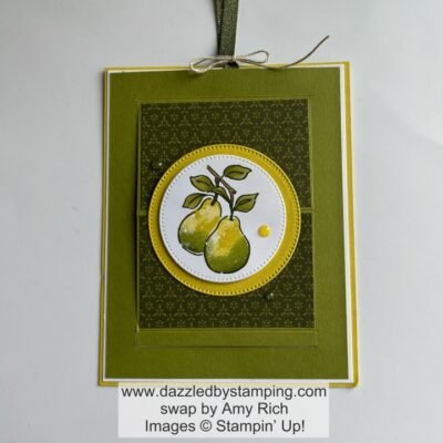 A Perfectly Pears Fun Fold