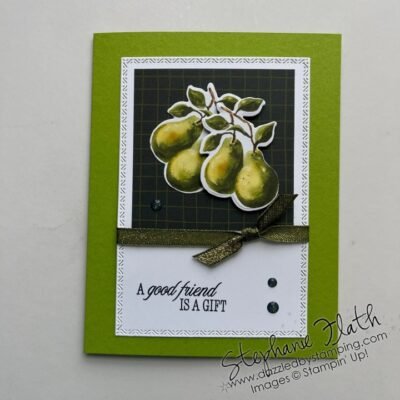 Perfectly Pears Dazzling Card Club