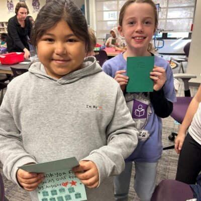 Making Cards with Parkview Elementary